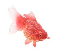 KOMBIUDA Realistic Floating Goldfish Model Artificial Plastic Fish for Aquarium Decoration Lifelike Ocean Creature Simulation Educational Life Ornament for Family Engagement
