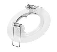 KOMBIUDA Recessed Light Trim Ring White 50mm Cutout for MR16 Spotlights, Secure Bulb Holder Anti-Glare Cover Plate, Compatible LED Recessed Lighting