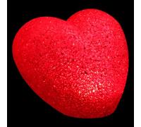 KOMBIUDA Red Heart Shape LED Decorative Night Lamp Romantic Desktop Light for Bedroom Window Shop Low Power Romantic Atmosphere