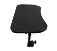 KOMBIUDA Removable Wheelchair Tray Table with Cup Holder Lightweight Portable Dining Board for Seniors Non- for Eating Reading Writing Crafting Multifunctional Wheelchair Accessory