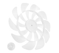 KOMBIUDA Replacement Fan Blades for Ceiling Pedestal Table Standing Fans Plastic Quiet Operation Broad Airflow Easy Maintenance Compatible with Multiple Models for Home Office Use