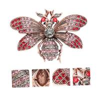 KOMBIUDA Retro Bee Shaped Drop Oil Brooch for Women Alloy Vintage Insect Corsage Pin Creative Clothes Accessory for Jackets Bags Hats Gift for Parties and Anniversaries