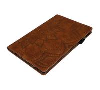 KOMBIUDA Retro Embossed Case for Fire Pu Shell Shockproof Long-life Tablet Protector