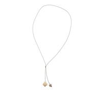 KOMBIUDA Retro Ethnic Style Long Carved Garlic Pendant Necklace for Women Skin Friendly Minimalist Neck Jewelry Versatile Layering Accessory for Casual and Fashion Outfits