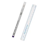 KOMBIUDA Revolution Eyebrow Shaping Kit Glow Eyebrow Pen Stencils Microblading Marking Pen for Brows Tattoo Positioning Tool Makeup Practitioners Professionals Fine Tip
