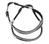 KOMBIUDA Rhinestone Heel Strap Adjustable Anti-loose High Heels Straps for Women Decorative Shoe Accessory Preventing Slips Glamorous Fit