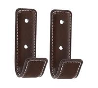 KOMBIUDA Rustic Vintage Single Coat Hook Wall Mounted Strong Iron Blend Towel Rack for Entryway Hats Jackets Bags Purses Clothes Organiser