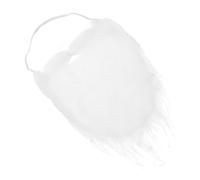 KOMBIUDA Santa Claus Curly Wig and Full Multi Beard Christmas Performance Prop Elasticated Snug Fit White Beard for Holiday Cosplay and Santa Costume