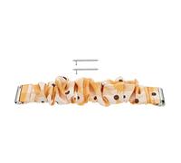 KOMBIUDA Scrunchie Watchband Replacement Strap Floral Design Compatible with Fitbit Hair Tie Wristband for Women Lightweight and Durable Wrist Band for Everyday Use