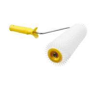 KOMBIUDA Self Leveling Spiked Roller Brush for Epoxy Floor Paint Defoaming Tool with Composite Roller Design for Smooth Flat Surface Bubble Removal Hand Tool for Flooring and Screed
