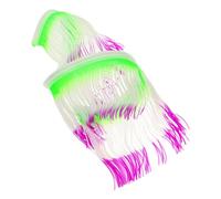KOMBIUDA Silicone Artificial Sea Anemone Aquarium Decor Fluorescent Lifelike Coral Reef Plant for Fish Tank Flexible Soft Silicone Anemone with Vivid Simulation and No Maintenance Needed