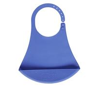KOMBIUDA Silicone Bib for Elderly Adults Reusable Mealtime Crumb Catcher Protector for Dribble Protection during Meals
