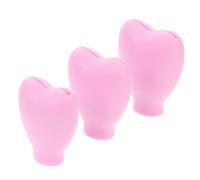 KOMBIUDA Silicone Makeup Brush Covers Protective Brush Sleeves 3pcs Flexible and Easy to Store Pink Colour for Makeup Protection and Traveling Outdoor