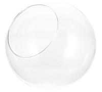 KOMBIUDA Slant Glass Terrarium Globe for Air Plants and Succulents, Elegant Micro Landscape Planter Bottle with Glass, Easy to Clean and Multiple Uses, for Wedding and Party Table Decor