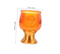 KOMBIUDA Small Medieval Offering Goblet for Holy Rituals and Temple Worship Versatile Chalice Cup for Buddhist Offering Easy to Clean Water and Cup for Sacred Ceremonies