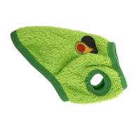 KOMBIUDA Small Pet Rabbit Winter Clothing Flannel Vest Warm Coat for Dwarf and Lop Eared Rabbits XS Avocado Green Suitable for Indoor and Outdoor Use