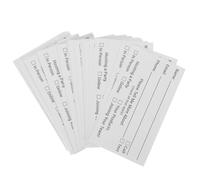 KOMBIUDA Small Raffle Cards 100pcs Paper Voting Blank Cards for Trade Show Competition Registration