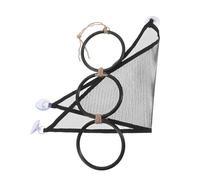 KOMBIUDA Snake Climbing Set with Plastic Rings and Breathable Mesh Hammock, Bite Resistant and Sturdy Nylon Material, for Reptile and Gecko Snake Tank Enrichment and Outdoor Travel