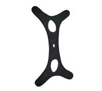 KOMBIUDA Snoring Chin Strap Breathable Snore Stopping Belt for Comfortable Sleep Summer Support Soft Non Slip Design Black