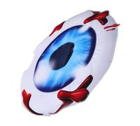 KOMBIUDA Spooky Giant Eyeball Costume for Adults Halloween Creepy Jumpsuit with Realistic Sponge Print Horror Prop for Party Cosplay Stage Performances Trick Treat