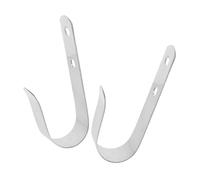 KOMBIUDA Stainless Steel Boat Lifebuoy Holder Garage Storage Hooks Pcs Easy Install for Boat Railings Pool Fences