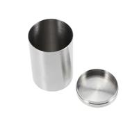 KOMBIUDA Stainless Steel Cigarette Box Stylish Storage Case for Cigarettes Durable and Portable Metal Container for Men Elegant Silver Design for Tea Tobacco Storage