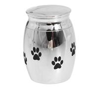 KOMBIUDA Stainless Steel Pet Urn Cinerary Casket for Ashes Storage Memorial Keepsake Box with Smooth Surface Resistant Finish for Pets and Loved Ones
