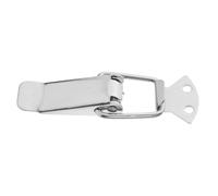 KOMBIUDA Stainless Steel Toolbox Lock Spring Loaded Toggle Latch Clasp with Metal Buckle for Secure Cabinet and Box Fastening Large Size