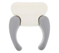 KOMBIUDA Standing Bath Stand Foldable No-Drill Shower Support with Safety Locking, Non-Slip Gray Bath Holder for Infants Over 6 Months, Space-Saving Portable Bathing Aid