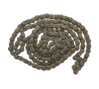 KOMBIUDA Steel Mini Bike Roller Chain Single Row with Kart Connecting Link Replacement Chain for Go Karts and Mini Bikes High Torque Dissipation Sturdy Anti-deformation Design
