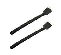 KOMBIUDA Steel Wire Scratch Brush and Metal Scratching Brush with Long Handle for Pet Cage Cleaning and Household Scrubbing, 2 Pieces