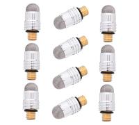 KOMBIUDA Stylus Tip Replacement 10pcs M5 Thread 6.0mm Diameter Capacitive Pen Tips Conductive Silver Fiber Mesh for Touchscreen Tablets and Smartphones