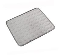 KOMBIUDA Summer Pet Cooling Pad Gray Physical Heat Dissipation Mat for Dogs Cats Thickened Fabric Scratch Resistant Lightweight and Cooling Mat for Indoor Use