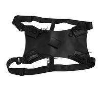 KOMBIUDA Sword Bag Leather Backpack with Double Shoulder Straps for Carrying Two Swords during Cosplay and Stage Shows