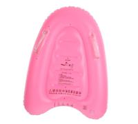 KOMBIUDA Thickened Inflatable Body Board with Handle for Tropical Pink Swim Float for Pool Fun Enhanced Stability and Comfort Portable Blow for Hawaiian Luau Party