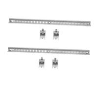 KOMBIUDA Thickened Stainless Steel Refrigerator Shelf Support Bar Heavy Duty Adjustable Fridge Shelf Clips for Freezers Versatile Compatibility with Kitchen and Rv Cooling Units