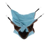 KOMBIUDA Three Layers Pet Hammock Warm Hanging Bed Breathable Soft Lint Hamster Cage Nest for Rats Chinchillas Ferrets Guinea Pigs