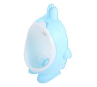 KOMBIUDA Toddler Urinal for Boys Potty Training with Pp Material and Water Flush Function, Blue Standing Potty Suitable for Bathroom and Toilet Training