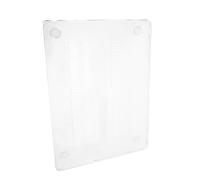 KOMBIUDA Transparent Laptop Shell Protective Case Compatible with Macbook Air Easy Installation Access to All Ports Heat Disbursement and Practical Laptop Accessory