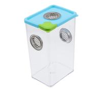 KOMBIUDA Transparent Reptile Breeding Box with Ventilation Climbing Pet Feeding Container for Spiders Lizards Small Turtles Frogs and Corn Snakes Clear Display Case for Easy Random Color