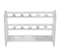 KOMBIUDA Transparent Test Tube Rack Stable Sampling Tube Holder Row Laboratory Storage Organizer for Accurate Experimentation