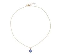 KOMBIUDA Turkish Blue Evil Eye Protection Necklace Edged Amulet Choker for Women Warding Off Misfortune and Negative