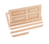 KOMBIUDA Unfinished Wooden Fairy Door for Dollhouse and Fairy Garden Decor for Creative Miniature Projects and Pretend Play