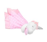KOMBIUDA Unicorn Plush Security Blanket for Soft Stuffed Animal Blanket Adorable Design for Naps Play Lightweight Compact for Stroller Home Use