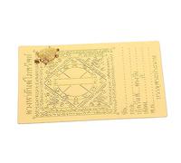 KOMBIUDA Unique Christian Prayer Card for Men Religious Encouragement Card with Scripture Beautifully Crafted Gold Finish Gift and Home Decor for Worship and Inspiration