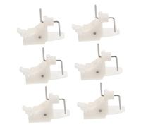KOMBIUDA Universal Fit Freezer Shelf Hooks Replacement Square Buckles Clips for Fridge Parts