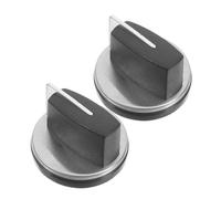 KOMBIUDA Universal Gas Stove Knobs and Oven Rotate Knob Set for Kitchen Range Burner Control Valve Easy Control Multifunctional Use Sleek Modern Design 2Pcs