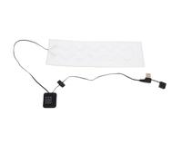 KOMBIUDA USB Electric Heated Mat Carbon Fiber Heating Pad Quick Warm Neckerchief for Cold Weather Wearable Neck Warmer Scarf Compatible with Clothes Gloves and Quilts