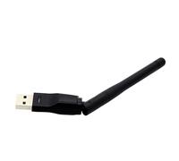 KOMBIUDA Usb Wifi Adapter Dongle with Built-in Antenna for Laptop and Desktop, Compatible with Windows Xp Vista, Black Wireless Network Usb Wifi Antenna Receiver for Home and Office Use