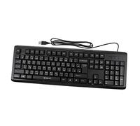 KOMBIUDA Usb Wired Root Keyboard for Desktop and Laptop Pc, Full-size Chinese Input Typing Keyboard Accessory for Gaming and Office Use Random Style